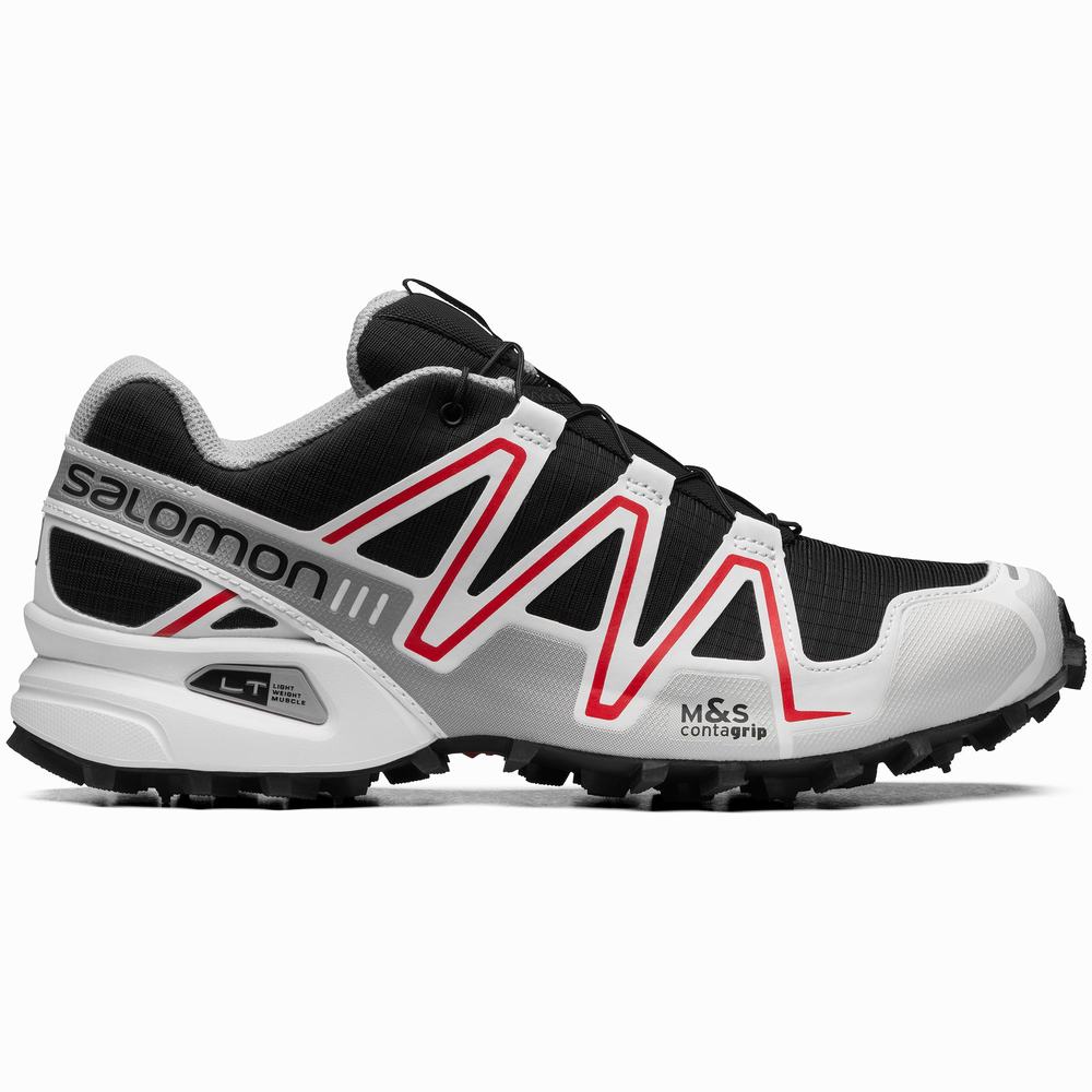 Pánské Tenisky Salomon Speedcross 3 Gradient Black/White | CZ-3078129