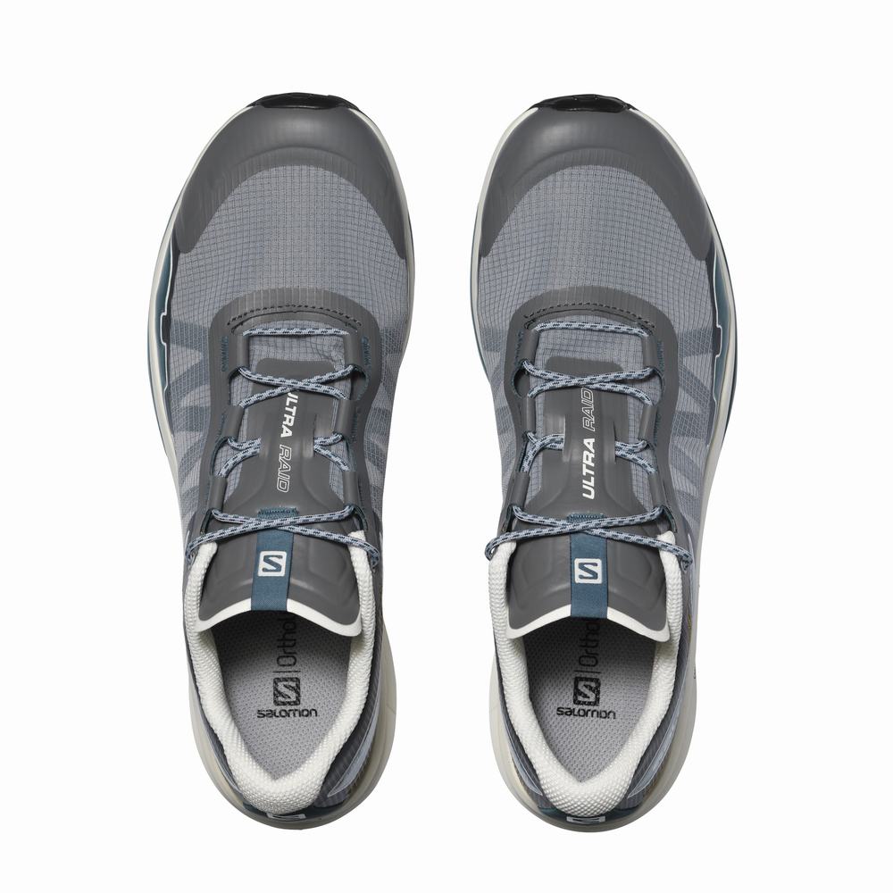 Pánské Tenisky Salomon Ultra Raid Grey/Blue | CZ-3795081