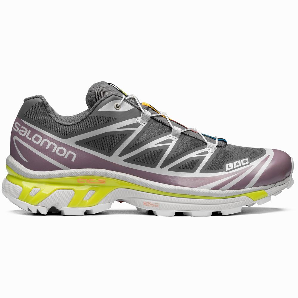 Pánské Tenisky Salomon Xt-6 Grey/Purple/Rose | CZ-2451798