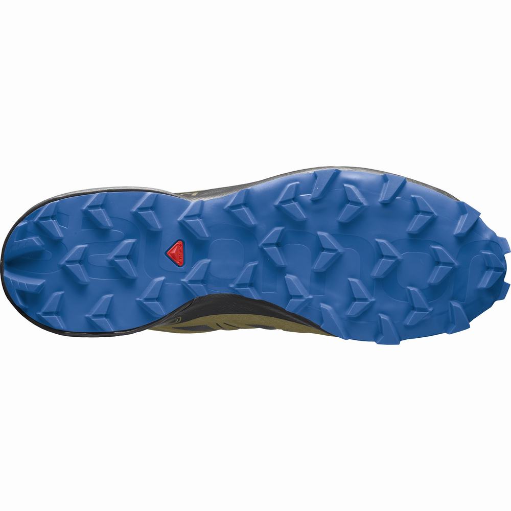 Pánské Trailové Běžecké Boty Salomon Speedcross 5 Gore-tex Black/Green | CZ-1457968