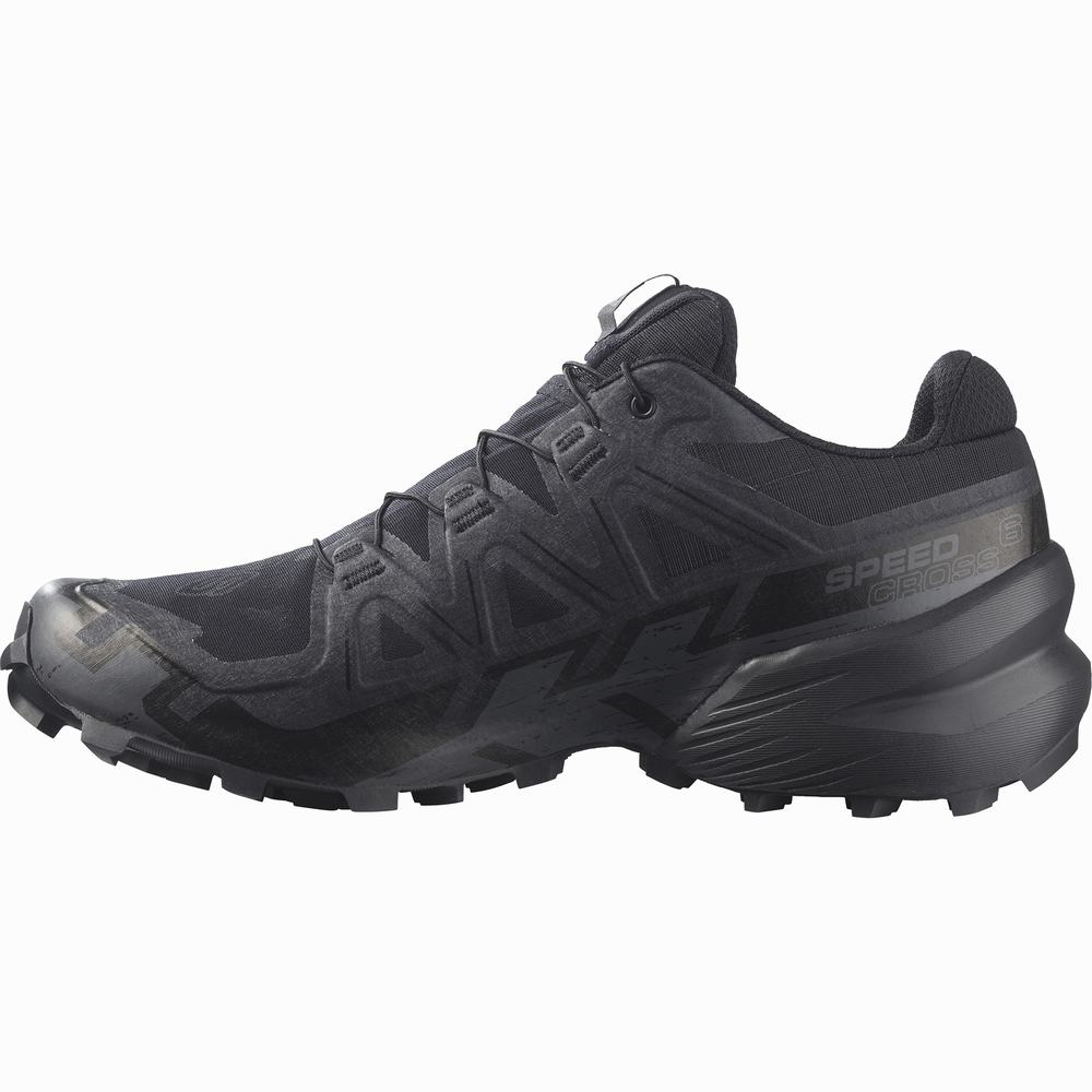 Pánské Trailové Běžecké Boty Salomon Speedcross 6 Gore-tex Černé | CZ-2186495