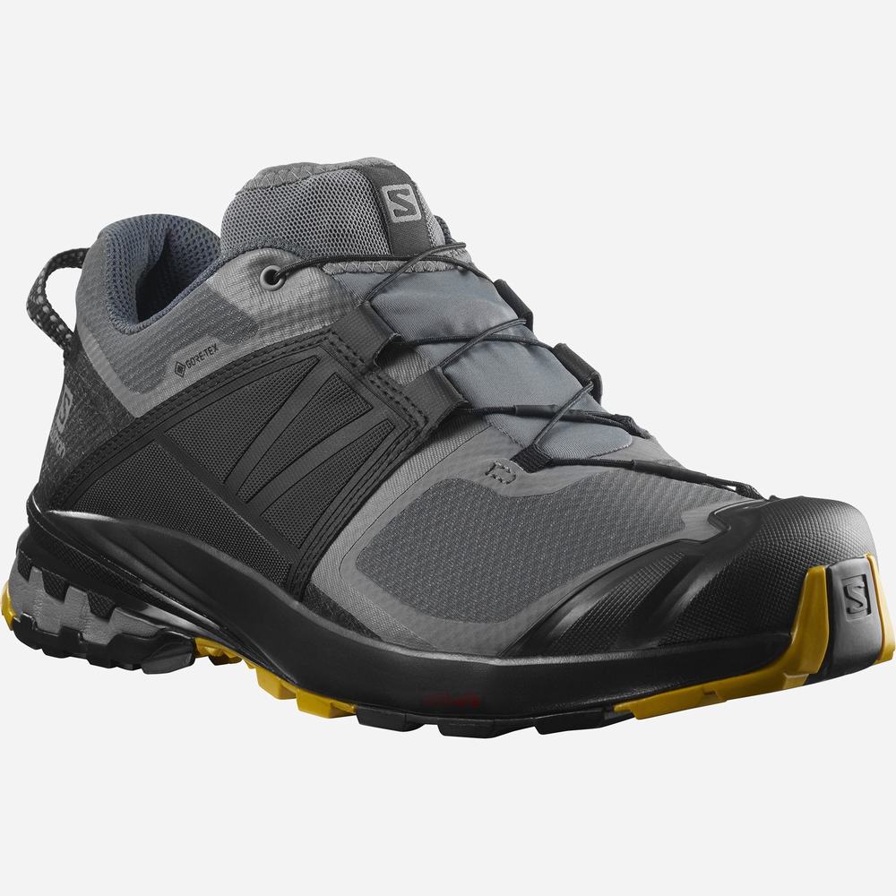 Pánské Trailové Běžecké Boty Salomon Xa Wild Gore-tex Černé | CZ-1420895