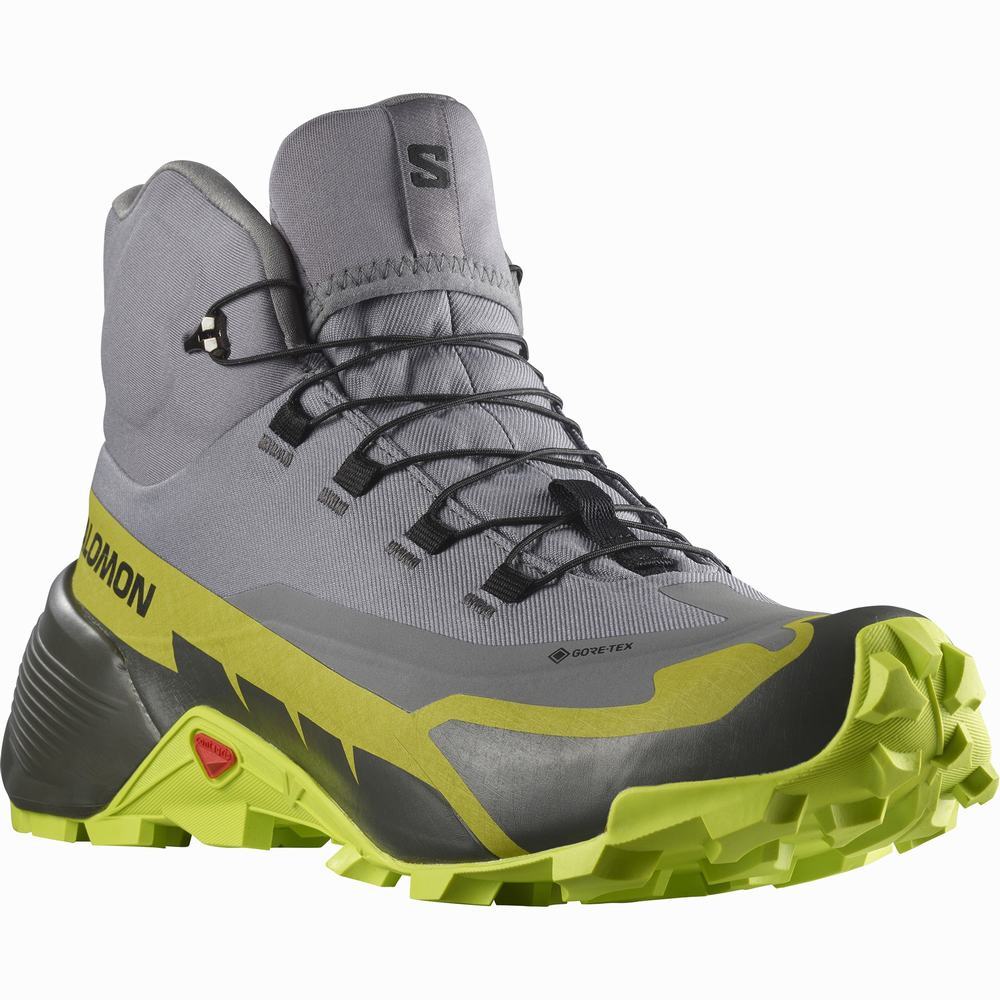 Pánské Turistické Boty Salomon Cross Hike 2 Mid Gore-tex Zelene | CZ-1409756