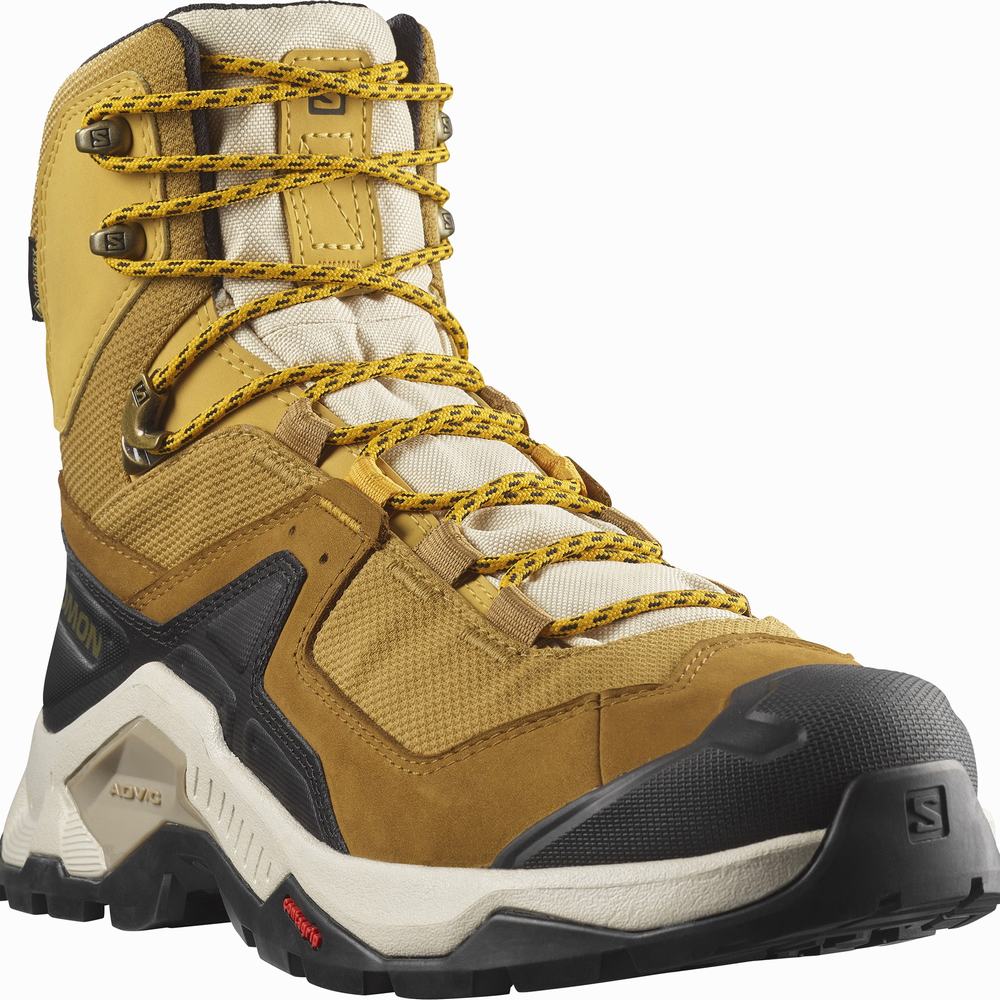 Pánské Turistické Boty Salomon Quest Element Gore-tex Yellow/Black | CZ-2365801