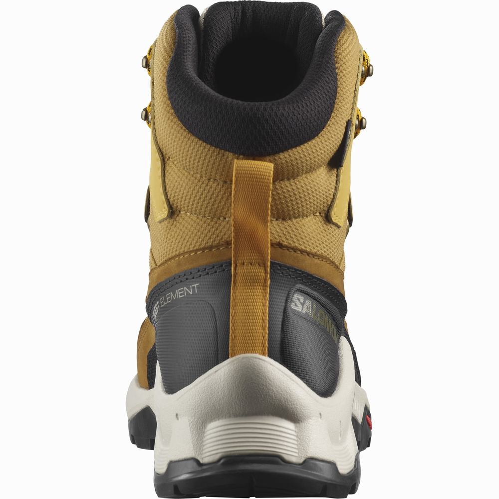 Pánské Turistické Boty Salomon Quest Element Gore-tex Yellow/Black | CZ-2365801