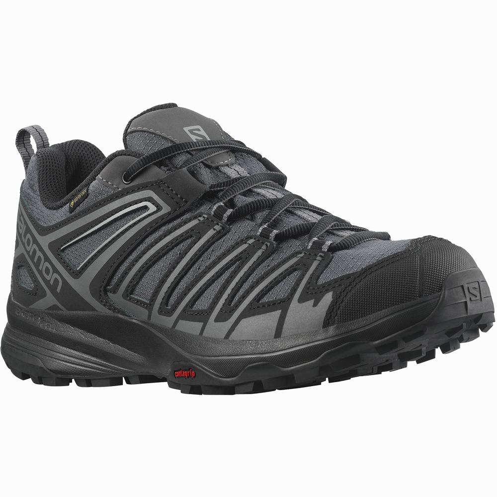 Pánské Turistické Boty Salomon X Crest Gore-tex Černé | CZ-8923641