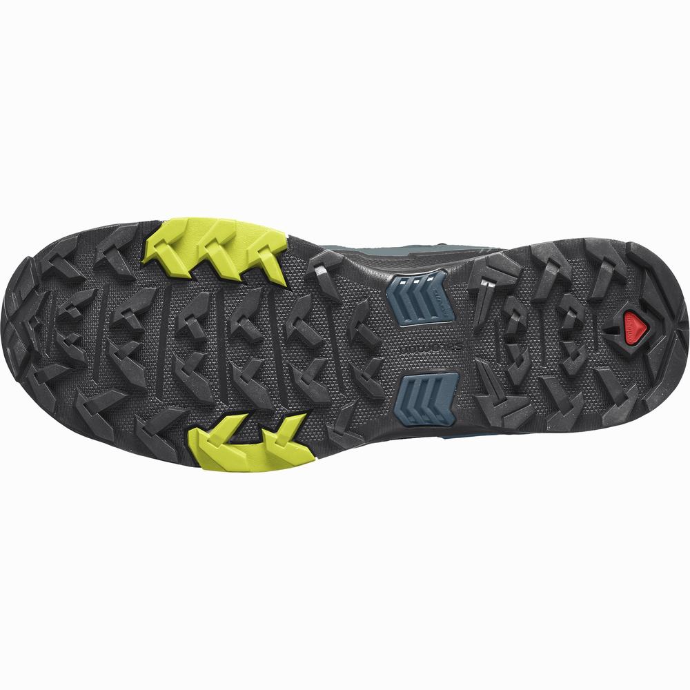 Pánské Turistické Boty Salomon X Ultra 4 Mid Gore-tex Blue/Black/Rose | CZ-3691487