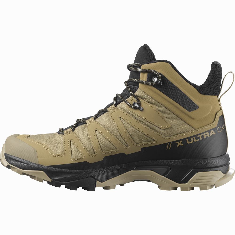 Pánské Turistické Boty Salomon X Ultra 4 Mid Gore-tex Brown/Black | CZ-7683109