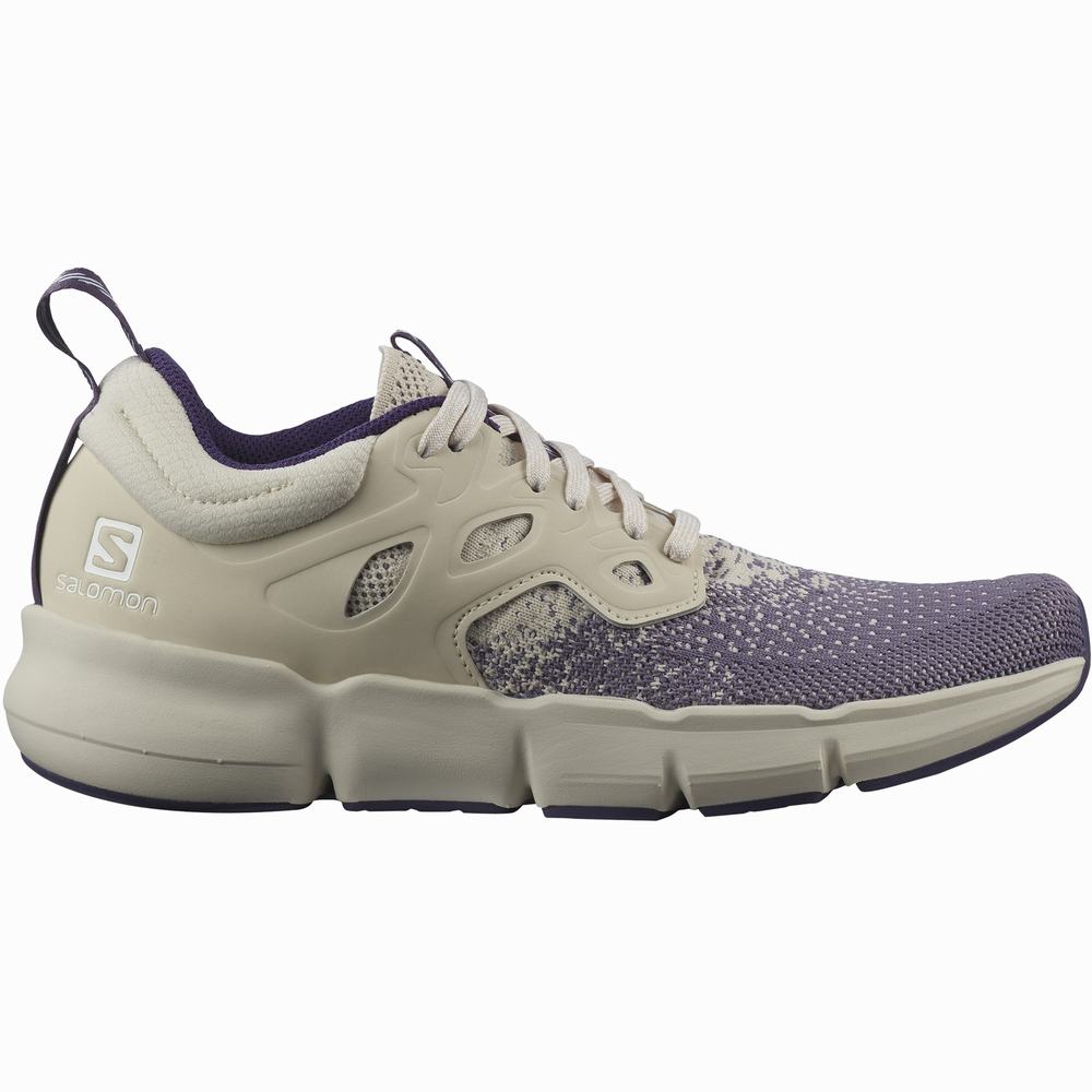 Dámské Běžecké Boty Salomon Predict Soc 2 Beige/Purple | CZ-9628173