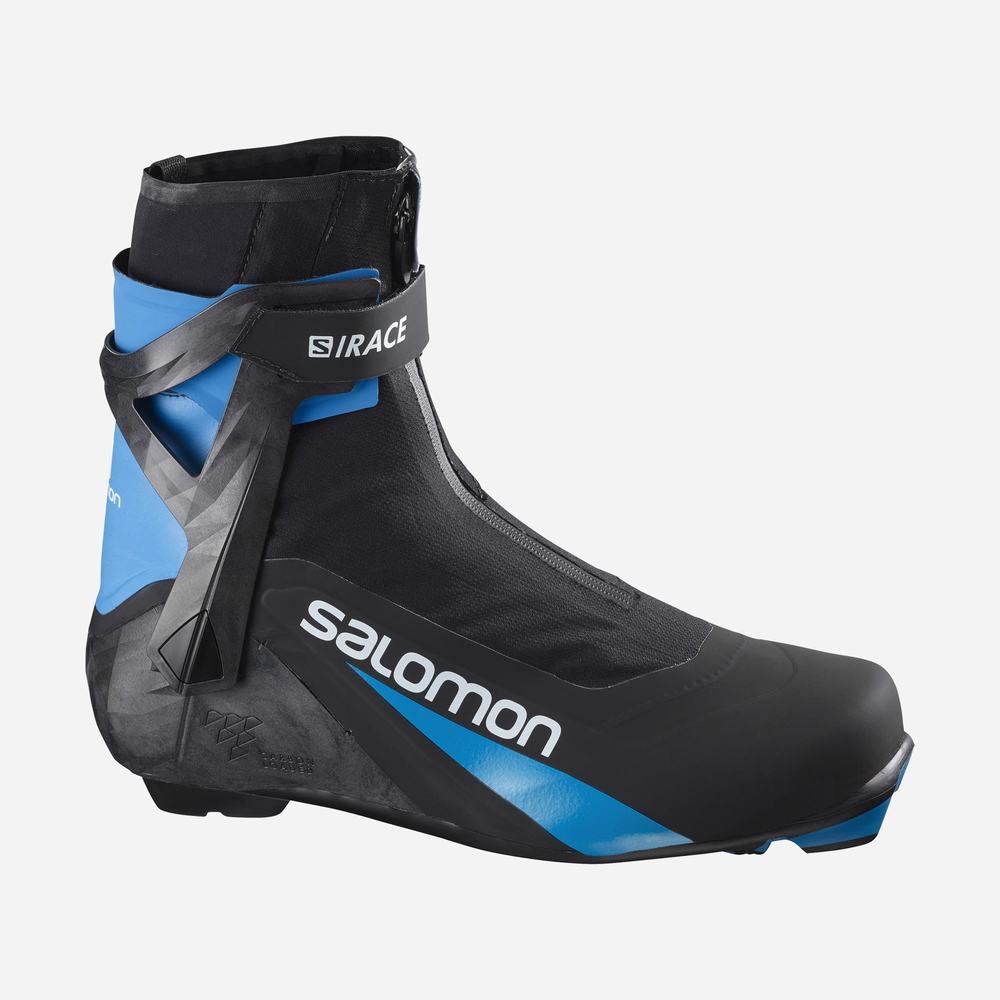 Dámské Lyžařské Boty Salomon S/Race Carbon Skate El Black/Blue | CZ-8631094