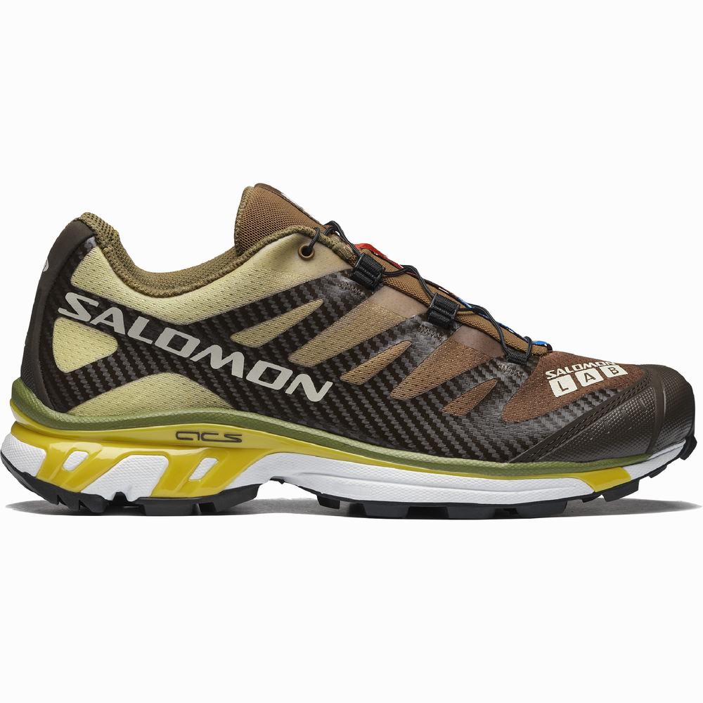 Dámské Tenisky Salomon Xt-4 Brown/Yellow | CZ-8620314