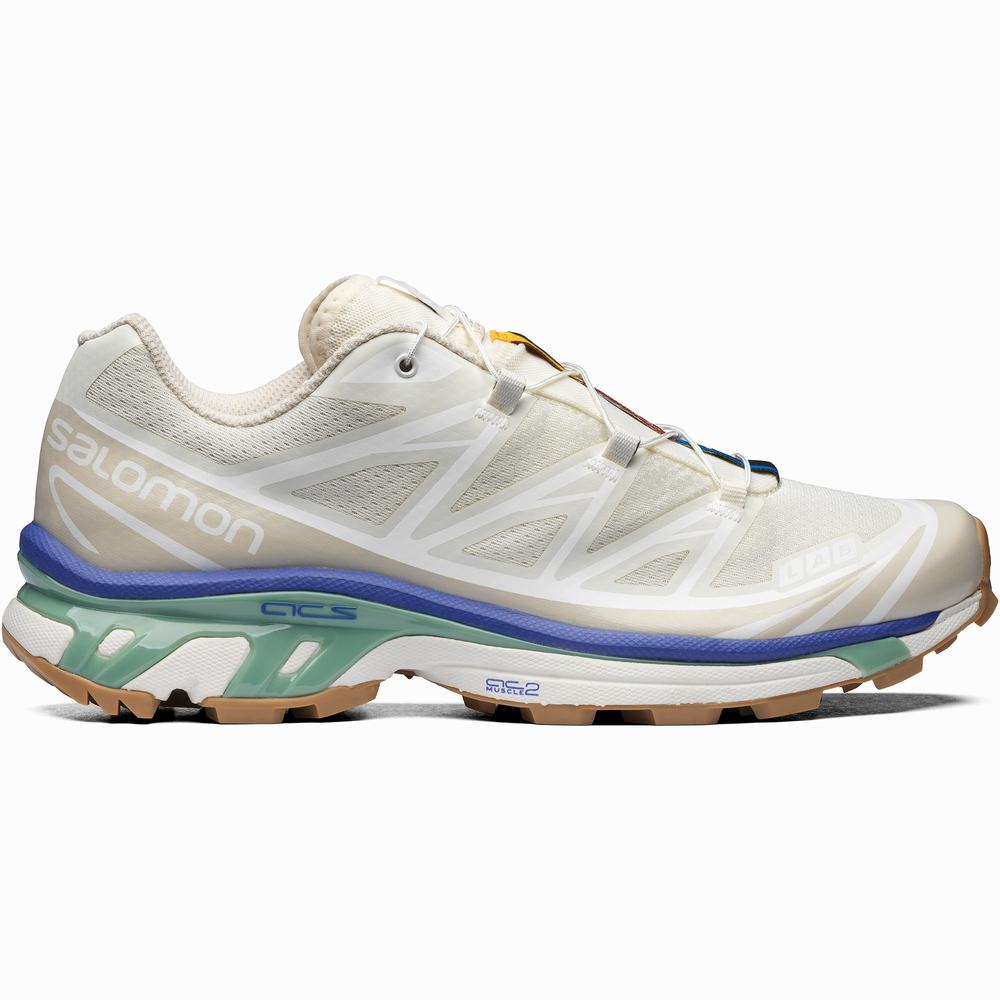 Dámské Tenisky Salomon Xt-6 Beige/Grey Green/White | CZ-0837249