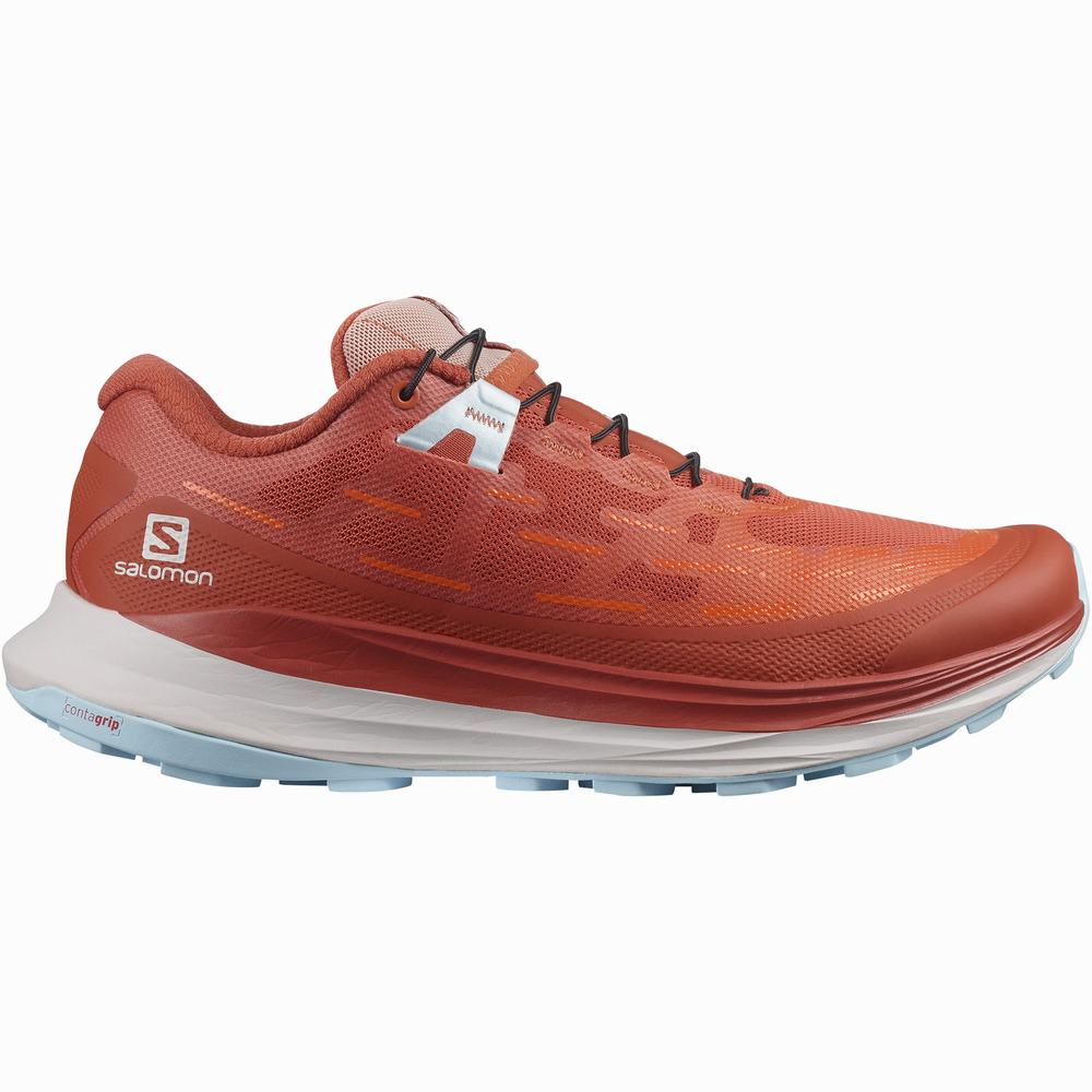 Dámské Trailové Běžecké Boty Salomon Ultra Glide Orange/Red Orange/Blue | CZ-9845720