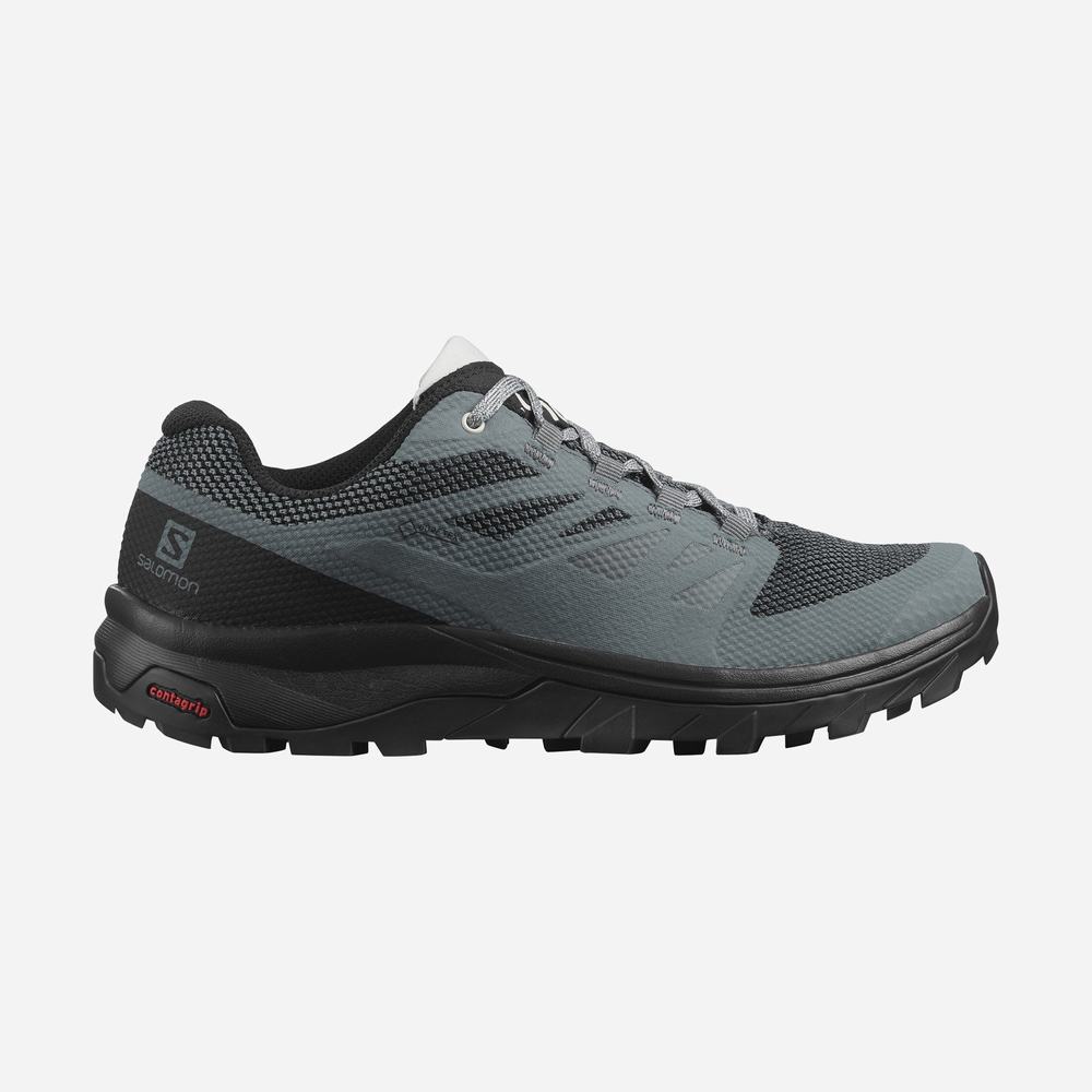 Dámské Turistické Boty Salomon Outline Gore-tex Grey/Black | CZ-3670491