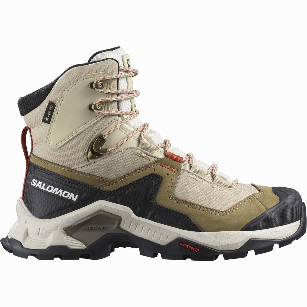 Dámské Turistické Boty Salomon Quest Element Gore-tex Hnědožlutý | CZ-7236849