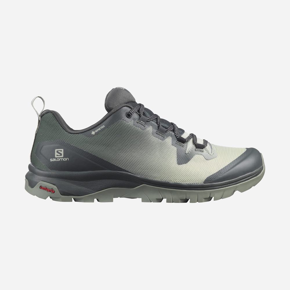 Dámské Turistické Boty Salomon Vaya Gore-tex Grey/Navy | CZ-0349628