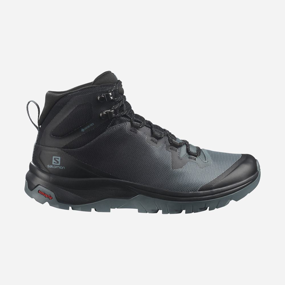 Dámské Turistické Boty Salomon Vaya Mid Gore-tex Černé | CZ-1249586