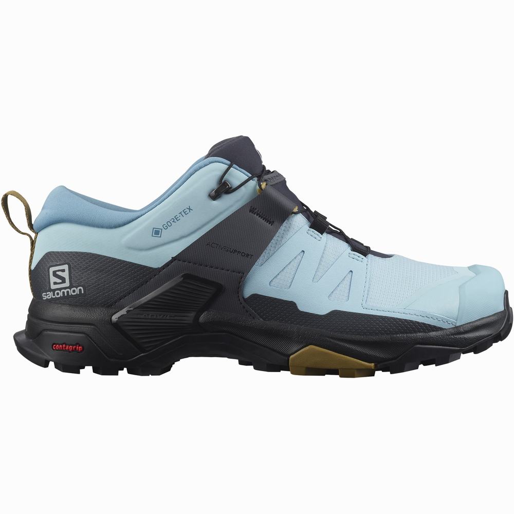 Dámské Turistické Boty Salomon X Ultra 4 Gore-tex Blue/Black | CZ-4137206