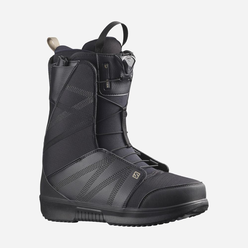 Pánské Snowboardové Boty Salomon Titan Black/Grey | CZ-8347926