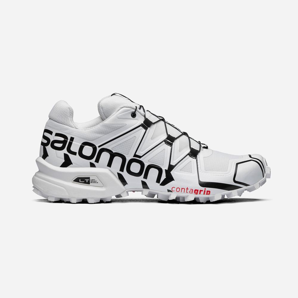 Pánské Tenisky Salomon Speedcross Offroad White/Black | CZ-4790256