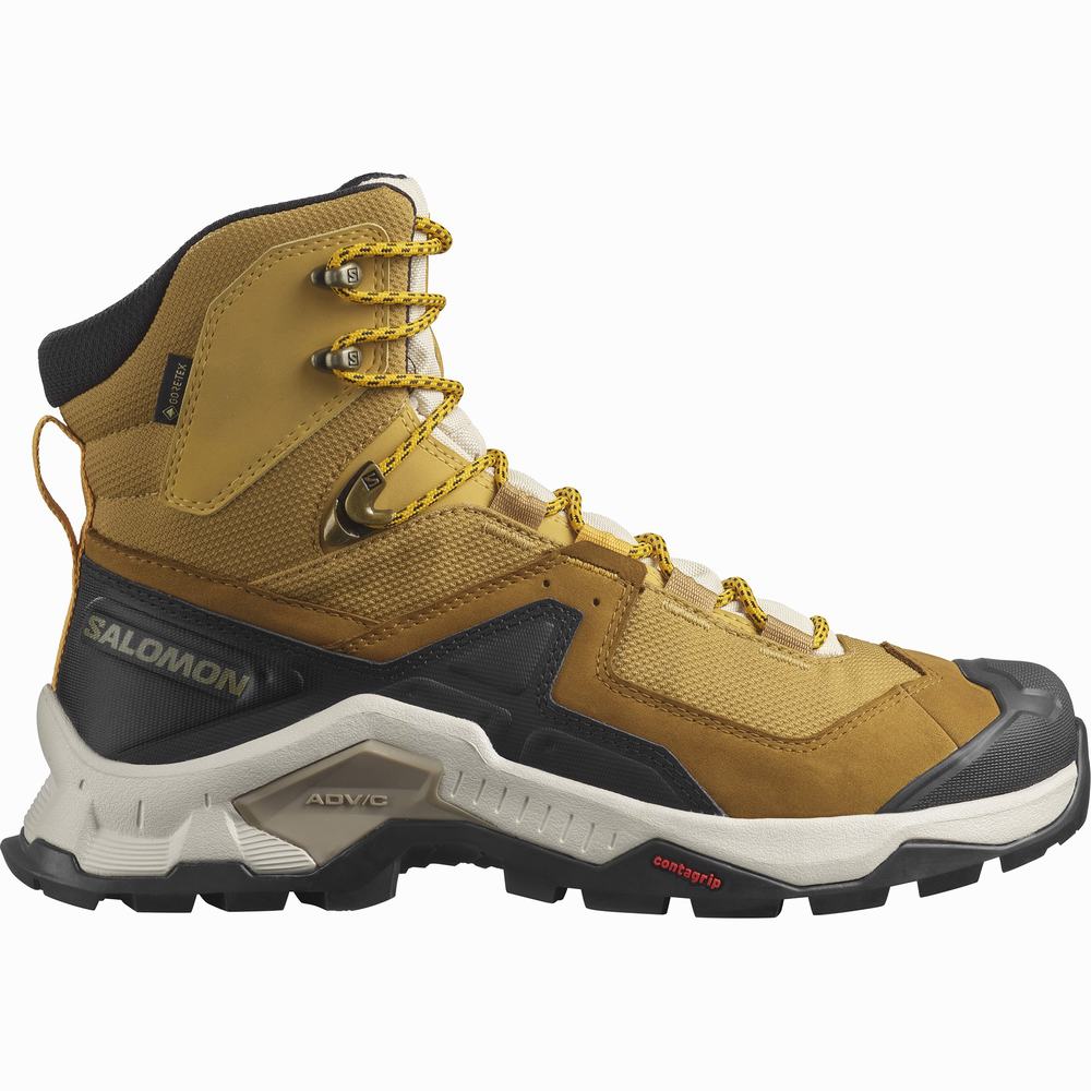 Pánské Turistické Boty Salomon Quest Element Gore-tex Yellow/Black | CZ-2365801