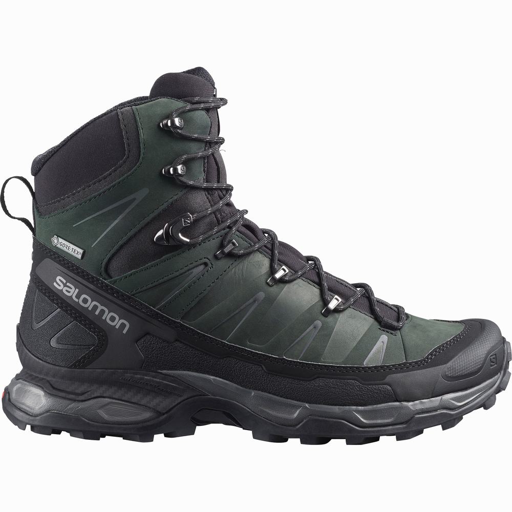 Pánské Turistické Boty Salomon X Ultra Trek Gore-tex Černé | CZ-4013978